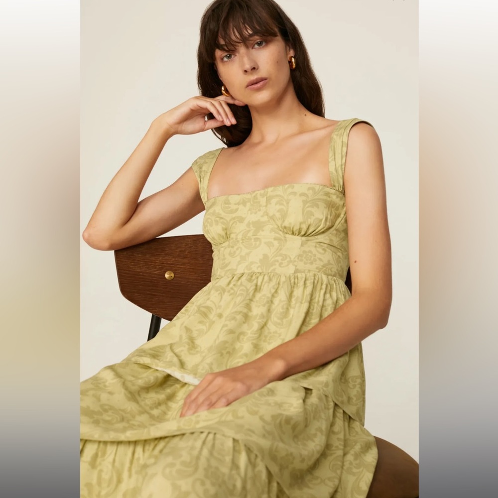WeWoreWhat Corset Midi Dress